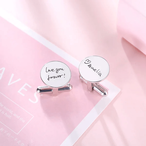 Personalized Cufflinks - Handwriting