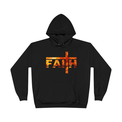 Faith Flamed Unisex Hoodie – Stylish, Sustainable Faithwear