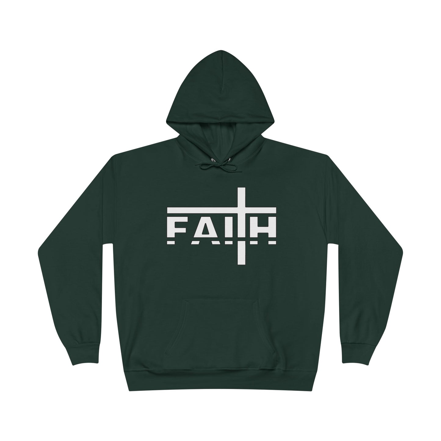 FAITH Unisex Hoodie – Soft Recycled Fleece Pullover