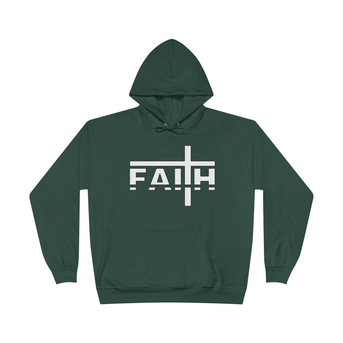 FAITH Unisex Hoodie – Soft Recycled Fleece Pullover