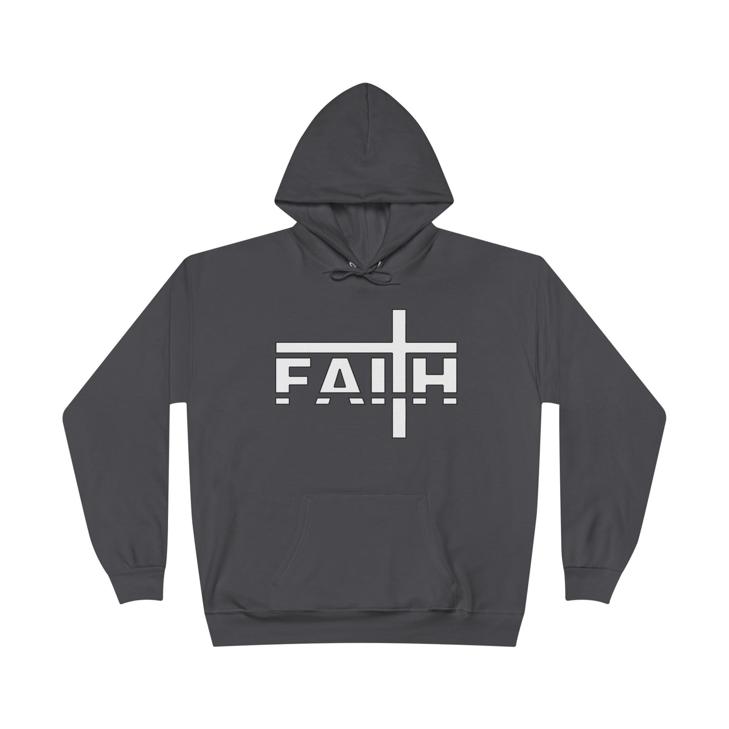 FAITH Unisex Hoodie – Soft Recycled Fleece Pullover