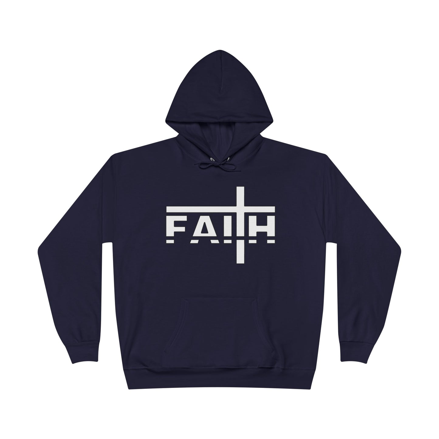 FAITH Unisex Hoodie – Soft Recycled Fleece Pullover