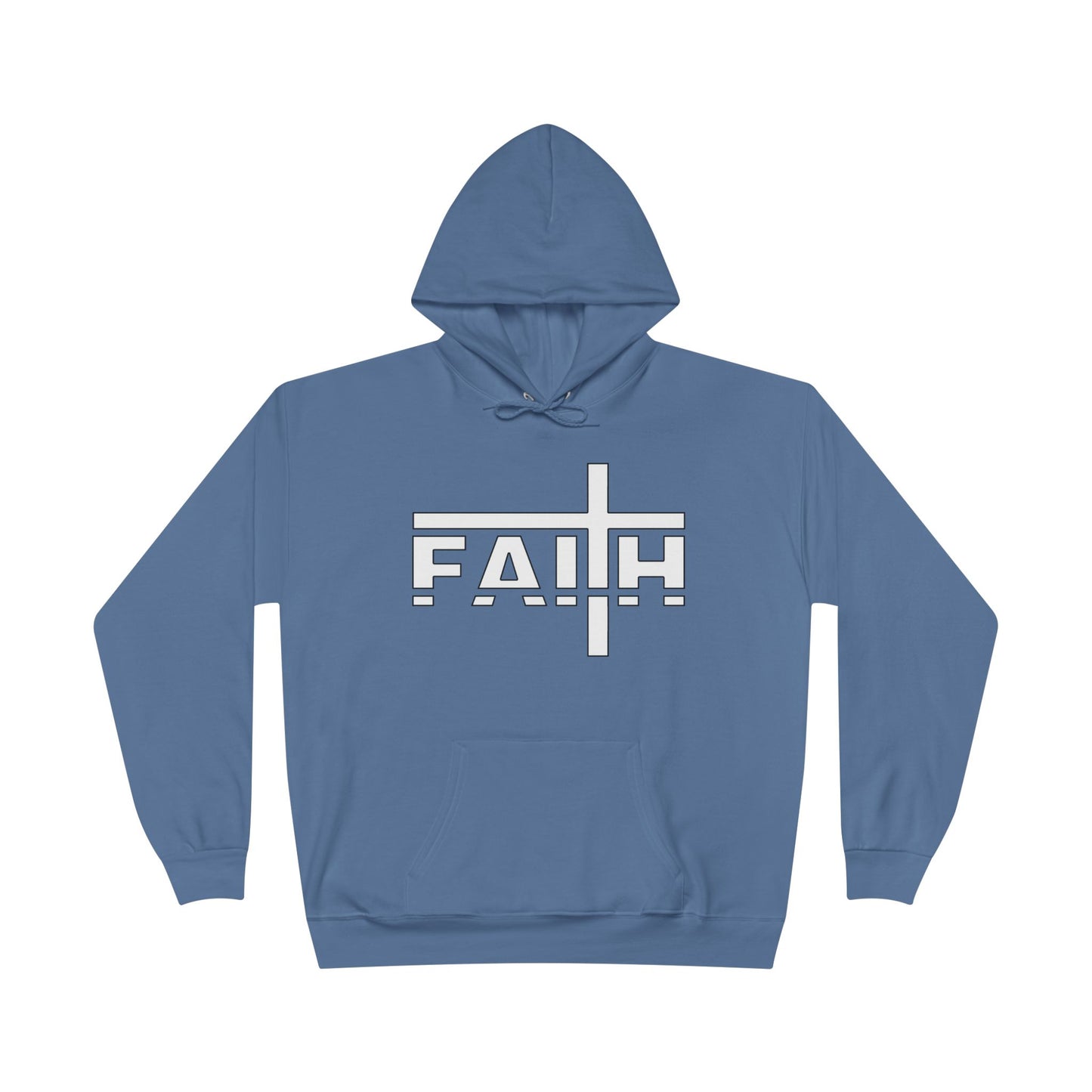 FAITH Unisex Hoodie – Soft Recycled Fleece Pullover