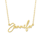 14k Name necklace - Cursive
