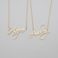Name necklace - Cursive