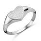 Fingerprint ring - Heart signet