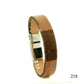 Leren armband - edgy fingerprints