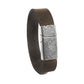 Leather bracelet - clasp fingerprints