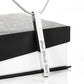Engraved Bar Necklace – 2 sided Engraved Gift in Silver or Gold