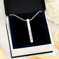 Personalized Bar Necklace – 4 Sided Engraved Necklace